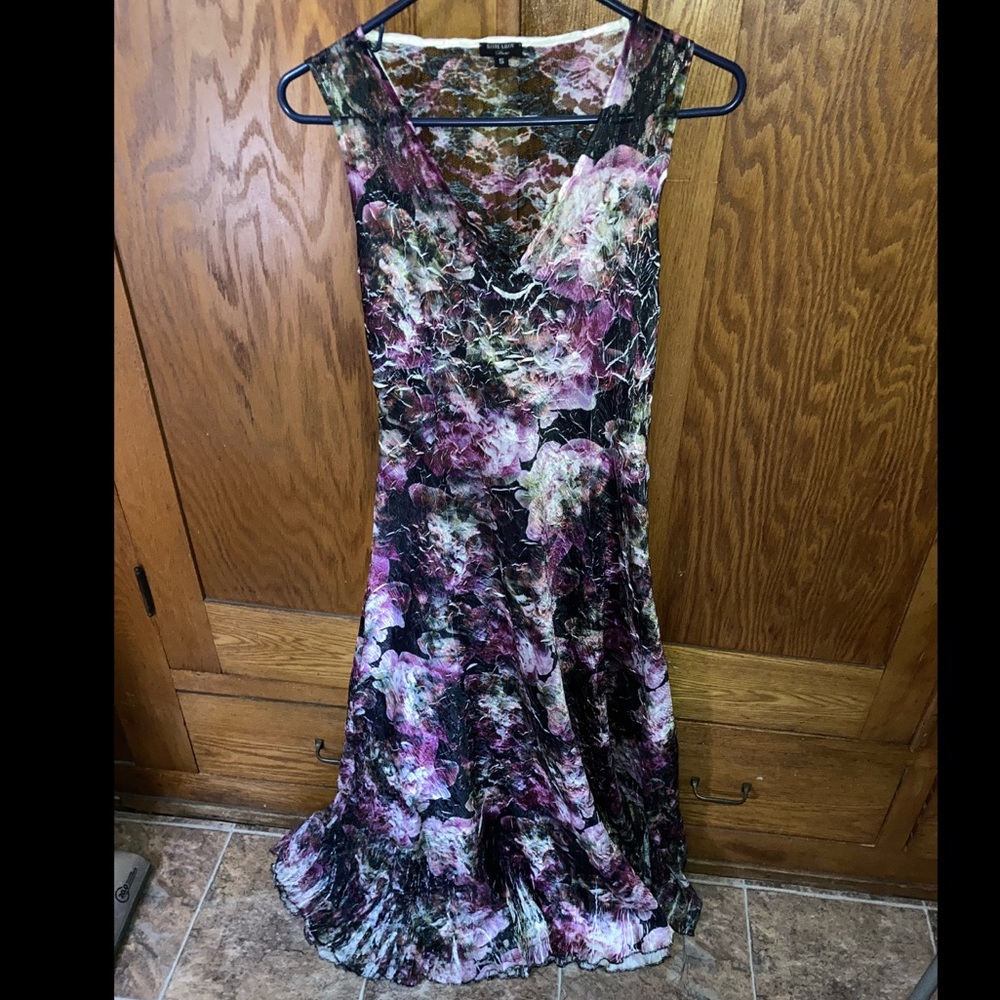 Komarov purple floral dress